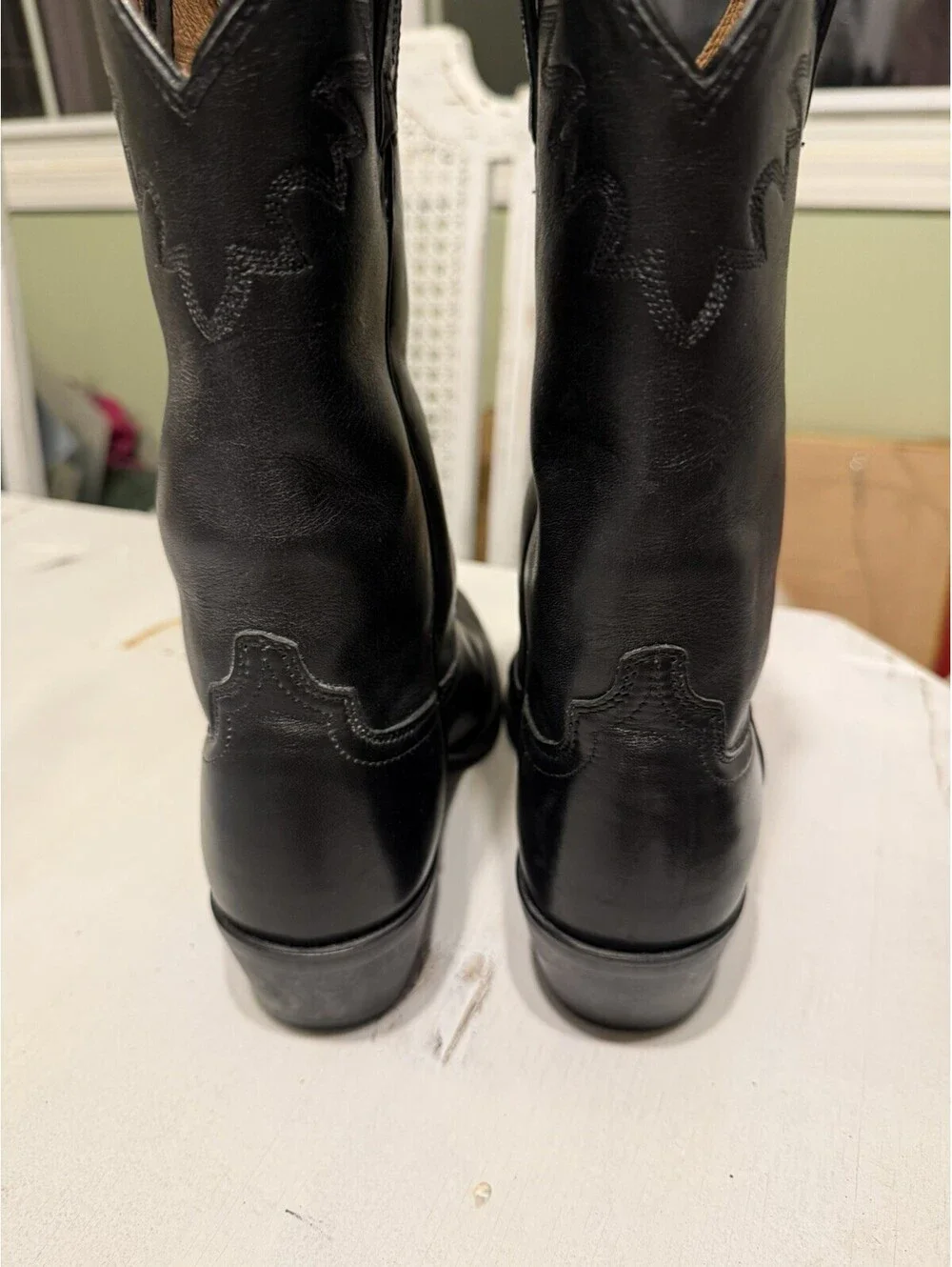 Ariat Sedona Men's Wide Black Leather Western Cowboy Boots 34601 Size 6M